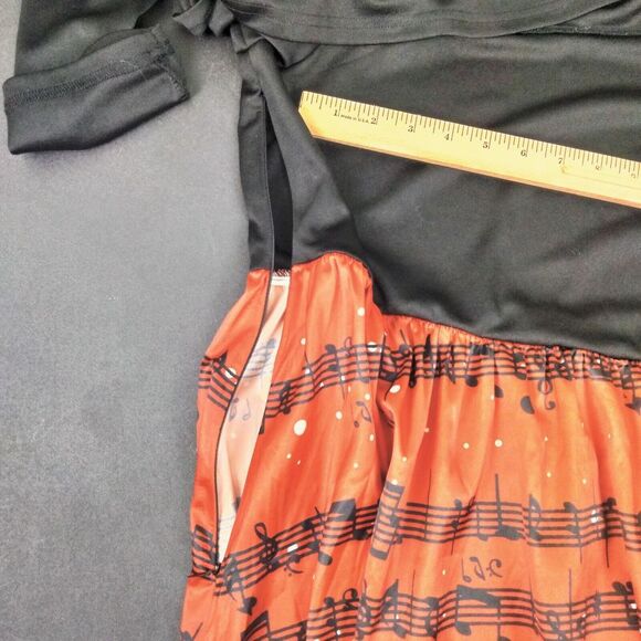 Rose Gal Christmas Cat Dress 1X 16 Black Kittens Holiday Party Sexy Off Shoulder - Picture 11 of 14